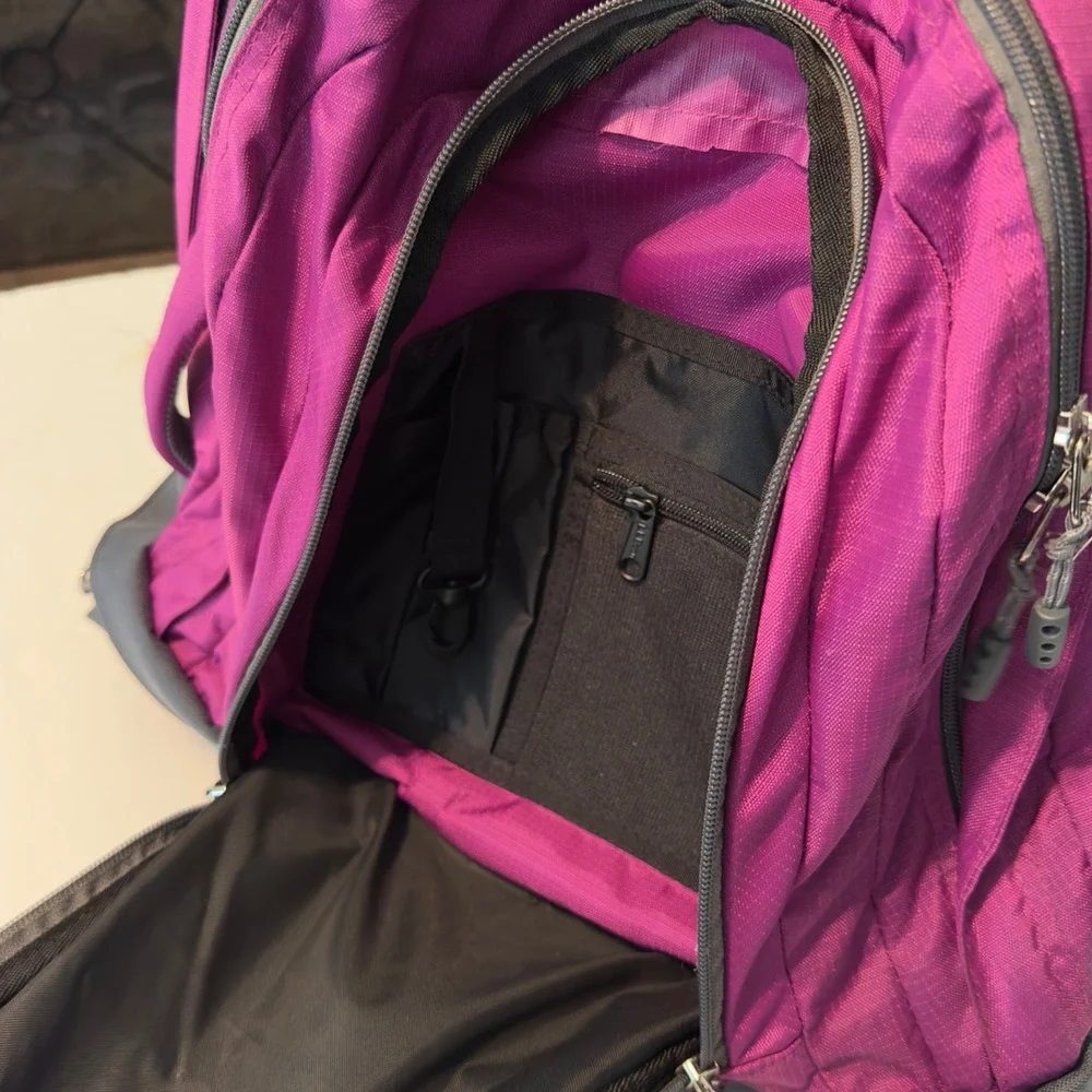 LL Bean Turbo Transit Backpack Purple Dark Orchid Laptop School Pack Bag XL